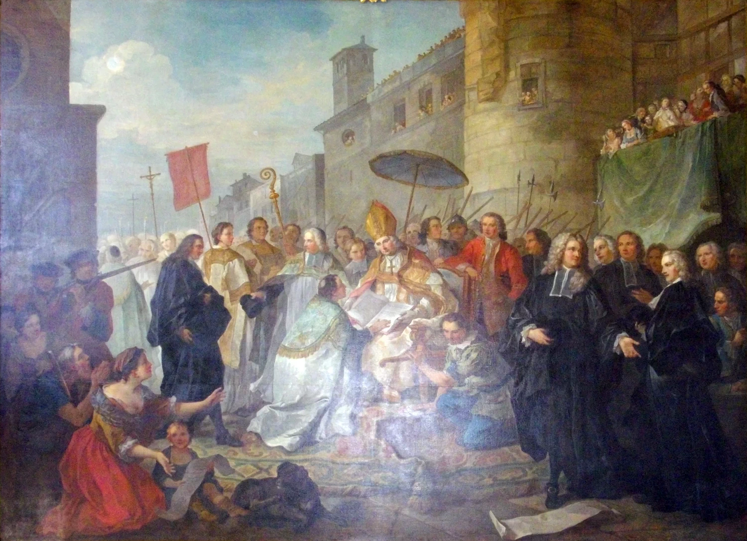 Ingresso solenne a Orléans del vescovo Nicolas - Joseph di Parigi nel 1734, Hotel Dupanloup, Orleans